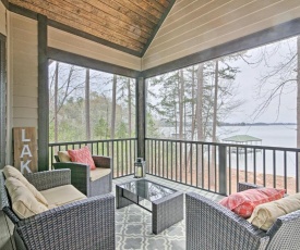 Seneca Home with Porch and Private Dock on Lake Keowee!