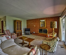 1950s-Style House with Dock and Patio on Newport River