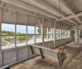 Beachfront Edisto Island Townhome with Screened Porch